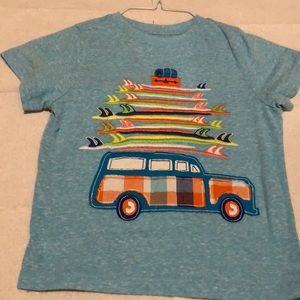 JK BOYS SZ 5 surf trip short sleeve T-shirt